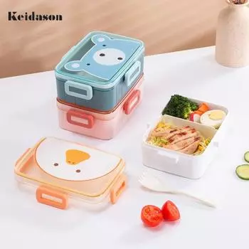 600 мл отличный дизайн замка для студентов, ланч-бокс для еды, Bento для пищевых продуктов жёлтый