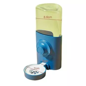 600 мл подвесной диспенсер для воды герметичный противоукусный питьевой фонтанчик товары для животных для кроликов шиншилл хомяков зелёный