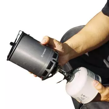 600 мл сверхлегкий походный котел, легкий котел для плиты, нескользящая ручка, походный котел, универсальный теплообменный котел для походов