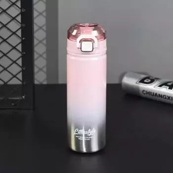 600 мл Термос из нержавеющей стали с откидной крышкой, вакуумная колба, термокружка для кофе, чая, молока, термобутылка, кофейная кружка, спортивная бутылка для воды 600ml