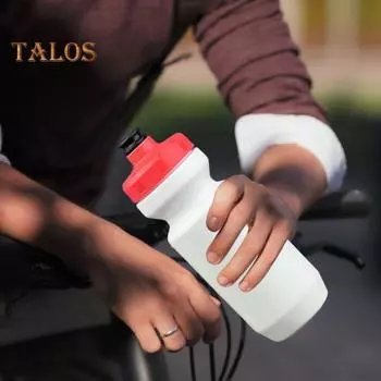 600 мл велосипедная бутылка для воды, не содержащая BPA, герметичная спортивная бутылка для езды на велосипеде, бега, фитнеса, активного отдыха белый