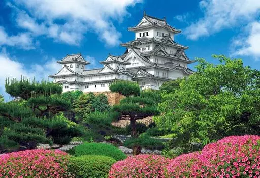 600 Piece Jigsaw Puzzle Magnificent Himeji Castle Hyogo Very Small Piece - (26x38cm)