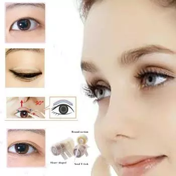 600 Опубликовано Новая Рулонная Лента Двойная Паста Для Век Цвет Тела Коричневый Широкий и Узкий Тип Супер Невидимый E A-S