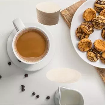 600 шт. бумажный фильтр изысканный многофункциональный сплошной цвет высококачественный брызгозащищенный неотбеленный кофейный фильтр для дома