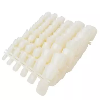 600 шт., натуральные акриловые накладные искусственные кончики ногтей для DIY декора, инструменты для салона