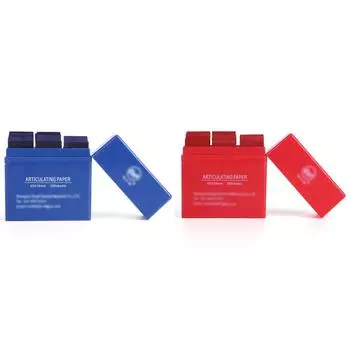 600 шт. стоматологической артикуляционной бумаги с футляром для хранения для ухода за зубами hei