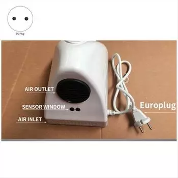 600 Вт Автоматическая сушилка для рук Электрический нагреватель Ветряная сушилка для рук Машина для сушилки для рук в ванной комнате отеля Бытовая техника Вилка ЕС EU белый