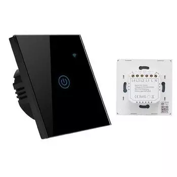 600 Вт WiFi Smart Touch Switch 1Gang Light Control Wall Panel для дома 110-240 В