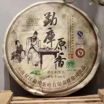 600г Юньнаньский старый пуэр, сырой чай 2009 года, Мэнку Жунши Шэн Пуэр, чайный торт, выдержанный чай