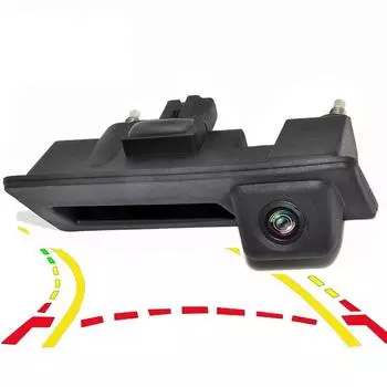 600Line CCD камера заднего вида с ручкой багажника для VW Passat/Tiguan/Golf/Touran/Jetta/Touareg/MAGOTAN