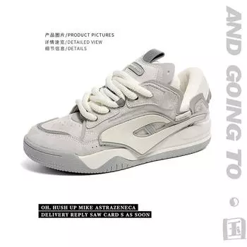 6010 Selection of the first layer pigskin bread shoes New original design Niche couple shoes Summer casual sports slip Women s Shoes 35 Sports Size
