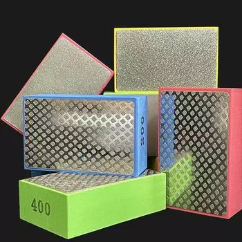 60/100/200/400# Алмазный ручной полировальный диск 90x55 мм Абразивный диск для металла, стекла, плитки, керамики, полировки, удаления острых предметов
