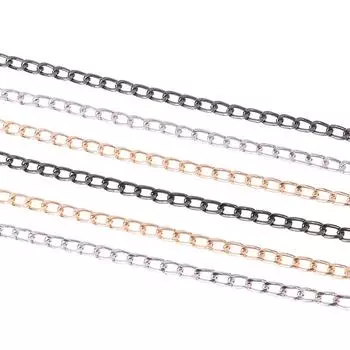 60/100 см сумочка Diy кошелек золото черный металл цепи плечевой ремень сумка диагональ инновационные и практичные аксессуары для сумок as the picture