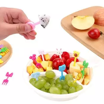 60/90/52/44/120PCS Animal Food Picks for Kids Lunch Accessories Fruit Toothpicks Lunchbox Picks for Kids Bento Box Accessories