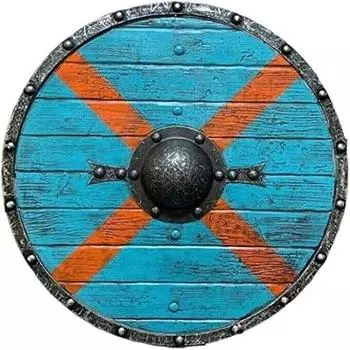 60,96 см Деревянный щит викингов, аутентичный щит викингов Rollo, поношенный в бою, коллекционный щит для ролевых игр и косплея, готовый к бою