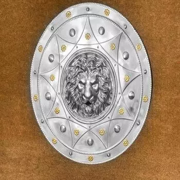 60,96 см средневековый лев лицо щит стальной доспех реплика для косплея дисплей рыцарский боевой щит идеальный подарок для мероприятий декор