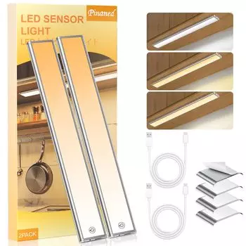 60 часов непрерывного освещения радарный датчик движения перезаряжаемый внутренний магнитный светильник светодиодная панель светодиодная панель светильник для чтения подсветка под полкой