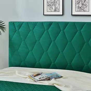 60 Cotton Long-Staple Cotton Bedside Cover Cotton All-Inclusive Stretch Leather Bed Protective Cover Fabric Solid Wood Bedside Cover Cloth 06 Olive Green 1.2 m