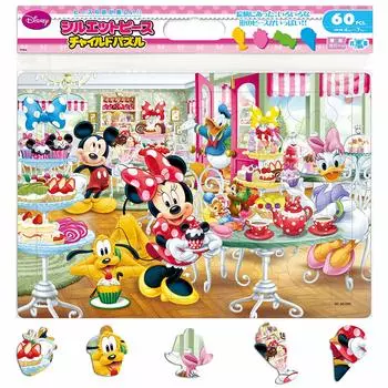 60 деталей пазла силуэт часть Добро пожаловать в Disney Sweets Shop Детский [Детский пазл]
