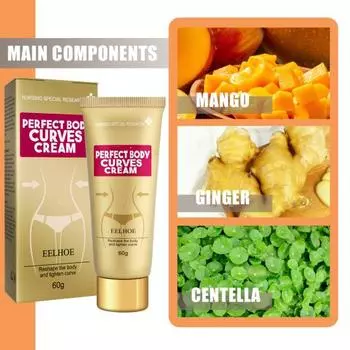 60 г безопасный эффективный мини тонкий массажный крем очаровательный изгиб сжигание жира для бедер