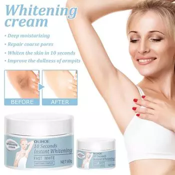 60 г Быстро отбеливающий крем для подмышек отбеливающий подмышки Частный уход за коленями Крем Whiteni N7Q3 01-60g