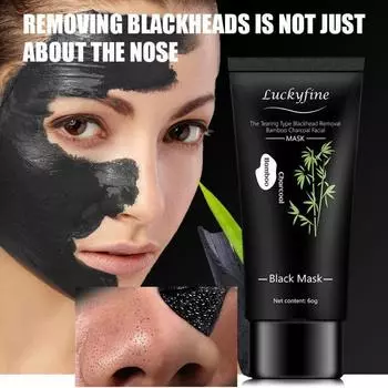 60 г грязевая маска для удаления черных точек, сужает поры, глубоко очищает, отшелушивающая маска с натуральными ингредиентами, подходит для всех типов кожи 60g