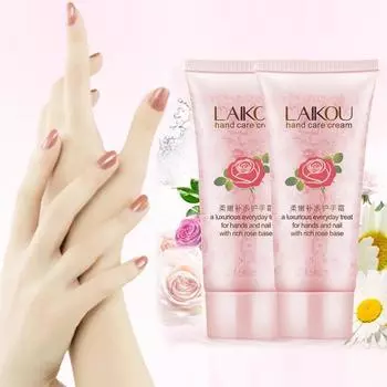 60 г крем для рук Натуральное розовое масло-лосьон для ухода за руками Питательный и увлажняющий мягкий крем для рук 60g