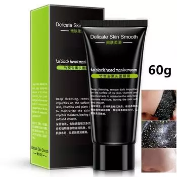 60 г средство для удаления черных точек, черная маска для носа, уход за лицом, грязевая маска от прыщей, контроль жирности, уход за кожей чёрный