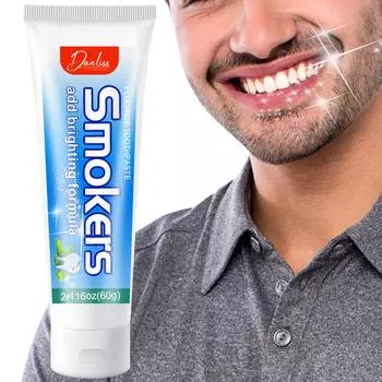 60 г зубной пасты для курильщиков - очищает от пятен от дыма и кофе - дарит длительное ощущение свежести