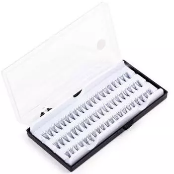 60 кластеров 8 10 12 14 мм отдельные накладные ресницы длинные наращивание ресниц 8 mm