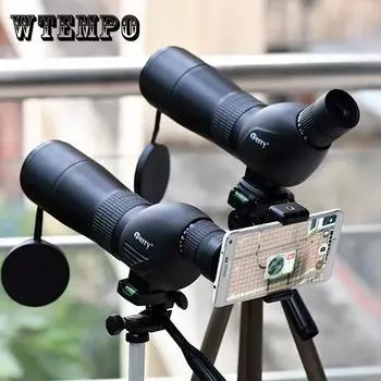 60-кратный Монокулярный Мощный Ночной астрономический телескоп высокой четкости при слабом освещении, телескоп для мобильного телефона с камерой для наблюдения за Луной 33.5*6*15cm чёрный