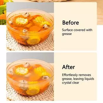 60 листов одноразовой бумаги, впитывающей масло, пищевой суп, масло, фильтрующая бумага, пищевая пленка для впитывания масла, кухонные гаджеты