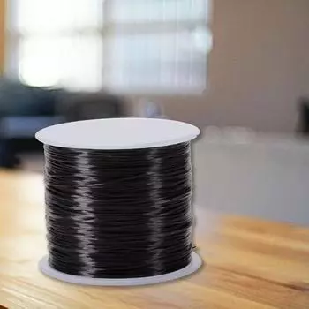 60 м 0,8 мм эластичное эластичное волокно DIY бисерная проволока красочные хрустальные нити ювелирные аксессуары белый