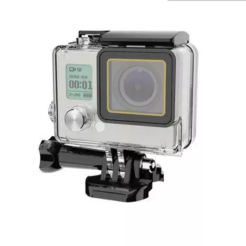 60 м подводного водонепроницаемый чехол для GoPro Hero 3+ 4 Plus крышка корпуса крепление для Go Pro экшн-камера аксессуары