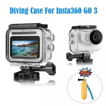 60 м водонепроницаемый чехол для дайвинга для Insta360 GO 3 подводный бокс для дайвинга защитный чехол для экшн-камеры Insta360 Go3 аксессуары