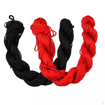 60 метров, 1 мм, нейлоновый плетеный шнур, принадлежности для браслетов