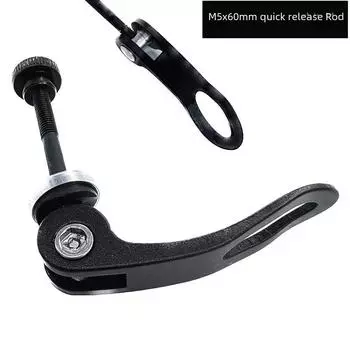 60-миллиметровый быстросъемный хомут для подседельной трубы из алюминиевого сплава с расширенной матовой ручкой