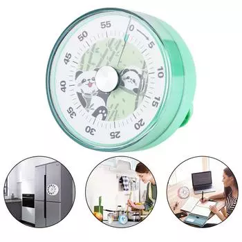 60-минутный таймер для студентов и учителей с механическим сигналом, таймер для приготовления пищи, визуальный таймер, магнитные часы, кухонный таймер с громким сигналом Blue