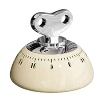 60-минутный таймер обратного отсчета, ультра-тихий, напоминание для выпечки, детский таймер для учебы, обучение бежевый