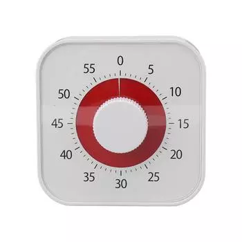 60-минутный визуальный таймер с тихим отсчетом времени 60-минутный детский визуальный таймер для кухни с регулировкой времени приготовления пищи