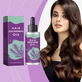 60 мл масла для ухода за волосами, придающего густоту, улучшает состояние секущихся кончиков, питает сухие волосы и восстанавливает их жесткость