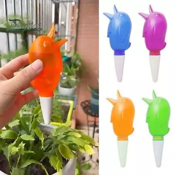 60 мл Отличное простое в использовании прозрачное устройство для полива цветов в форме птицы Устройство для полива растений и цветов для сада оранжевый