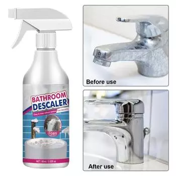 60 мл пенящийся очиститель пятновыводитель мягкий мощный многоцелевой чистящий спрей сверкающий очиститель для ванной комнаты