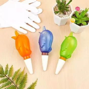 60 мл пластиковое автоматическое устройство для полива прочное полезное устройство для полива растений в форме птицы фиолетовый