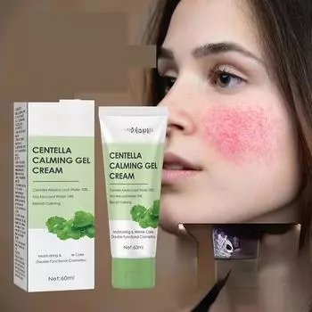 60 мл успокаивающего геля-крема Centella, маска для лица Centella Asiatica, увлажняющий крем Hydra, веганский, не тестировался на животных и не содержит консервантов 60ML
