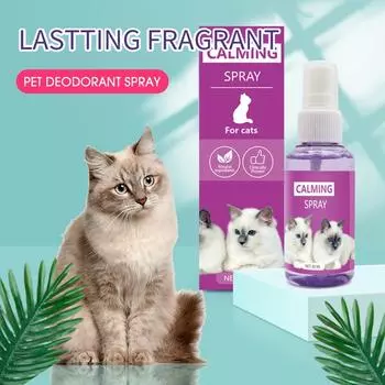 60 мл успокаивающий спрей кошачий антистрессовый феромон эмоциональный антистрессовый спрей спрей Clea K9H8 60ml-1pcs