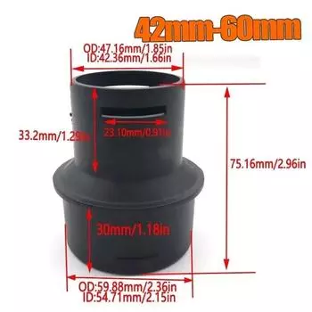 60 мм/75 мм автомобильный обогреватель, теплый для Eberspacher Webasto, дизельные стояночные обогреватели, редуктор, стояночный воздухонагреватель, соединитель для соединительных труб