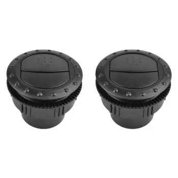 60 мм автомобильный дом на колесах ATV A/C вентиляционное отверстие вращающийся внутренний круглый потолок (черный)