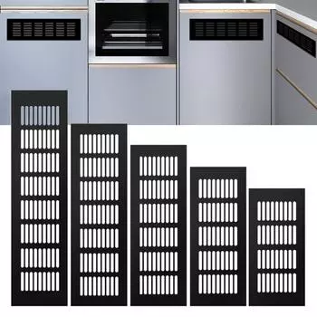 60 мм Широкие вентиляционные отверстия Перфорированный лист Алюминиевый сплав Вентиляционная решетка Шкаф для одежды Вентиляционная решетка Вентиляционная крышка