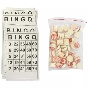 60 неповторяющихся карточек бинго Карты бинго Цифровые детские развлекательные игры one size белый